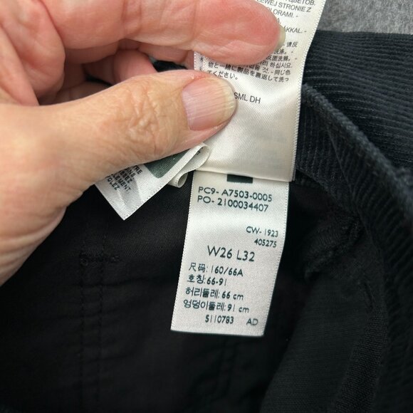 Levi's Ribcage Bell Flare High Waist Corduroy Pants Women's Size 26 Black NWT - Picture 9 of 15